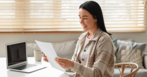 women looking at tax documents | Honor Credit Union