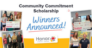 Community Commitment Scholarship Winners Announced! | Honor Credit Union