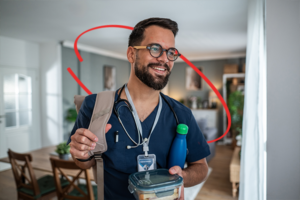 Physician leaving for work | Honor Credit Union