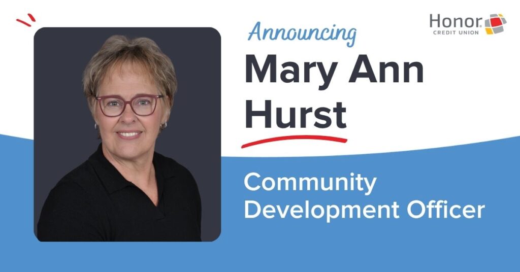 Annoncing Mary Ann Hurst Community Development Officer