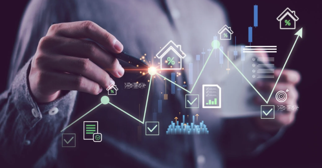a chart of housing trends and someone using a pen | Honor Credit Union