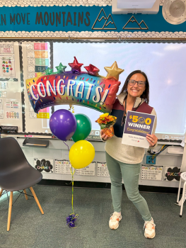 teacher awards winner Melissa Harris - Roosevelt Elementary School 3rd Grade
