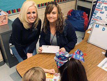 honor credit union teacher award winner